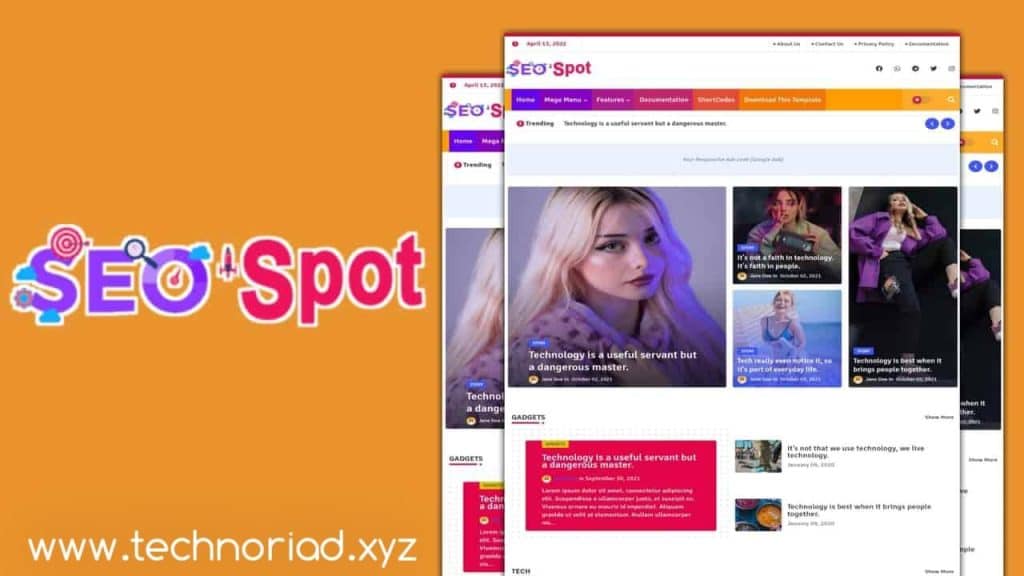 SEO Spot  Blogger Template